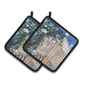 Carolines Treasures Clock Tower Pair of Pot Holders, 7.5 x 3 x 7.5 in. 8122PTHD